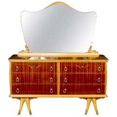 Elegant Italian Design Art Deco Commode 1940 Attributed to Osvaldo Borsani