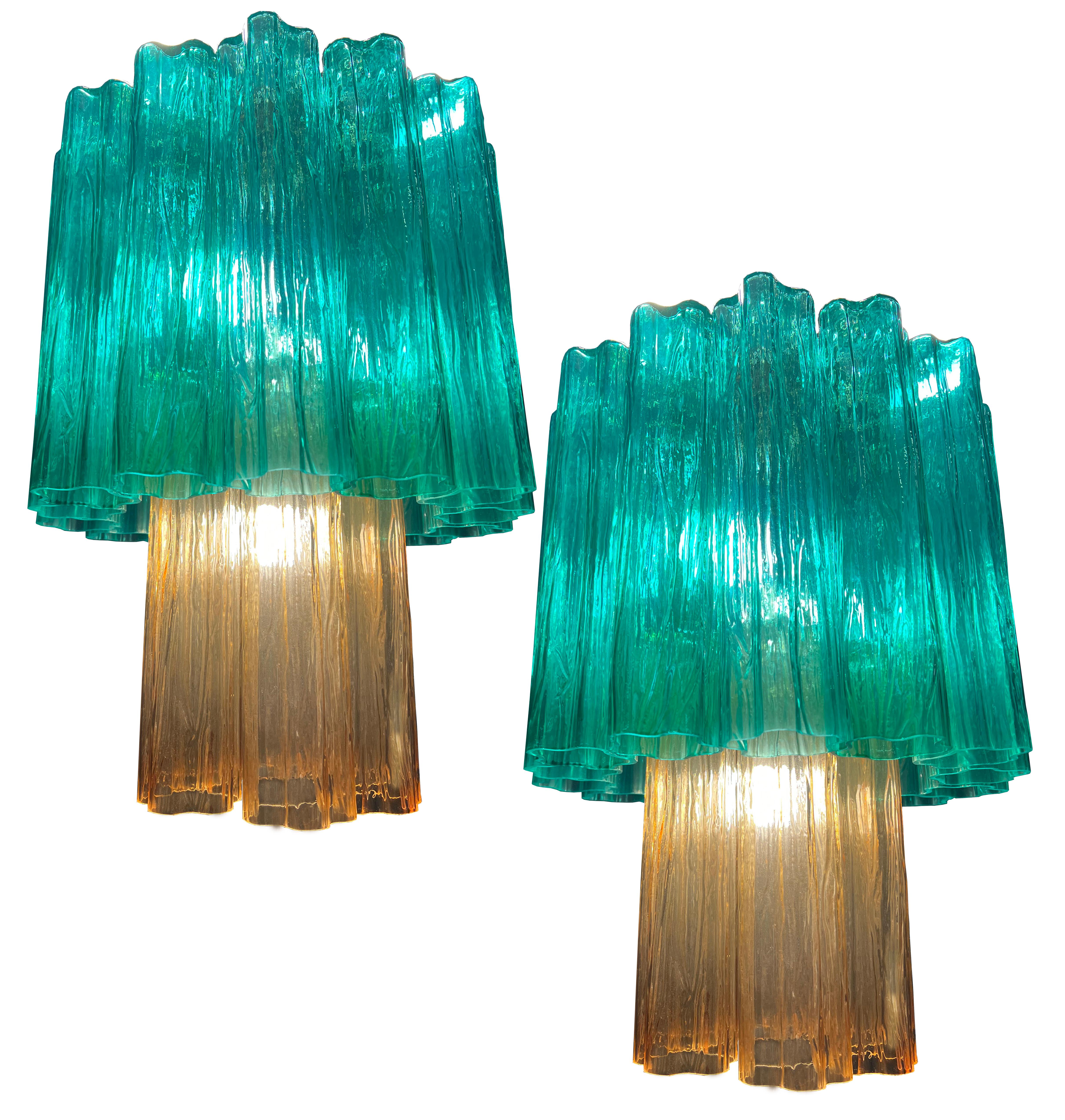Elegant Italian Emerald and Gold Chandelier by Valentina Planta, Murano In New Condition For Sale In Budapest, HU