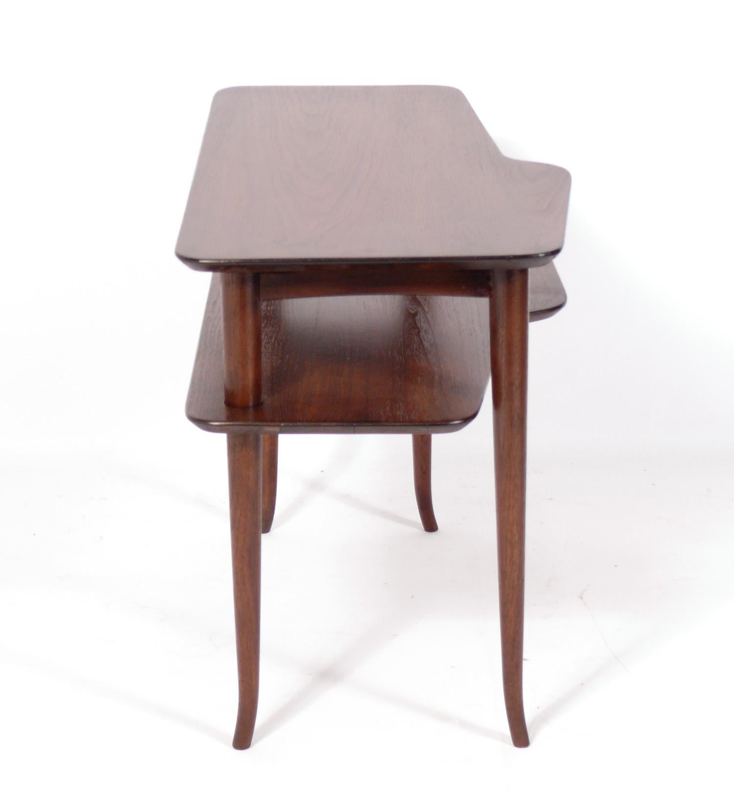 Mid-Century Modern Elegant Italian End Table or Nightstand For Sale