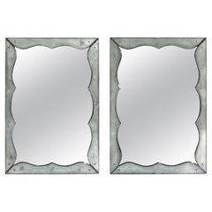 Specchi italiani Eleg 46 "H. x 32 "L. circa anni '40