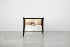 Elegant Italian serving or bar cart from the 1950s.