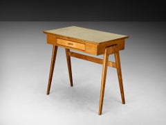 Elegant Italian Small Desk in Ash