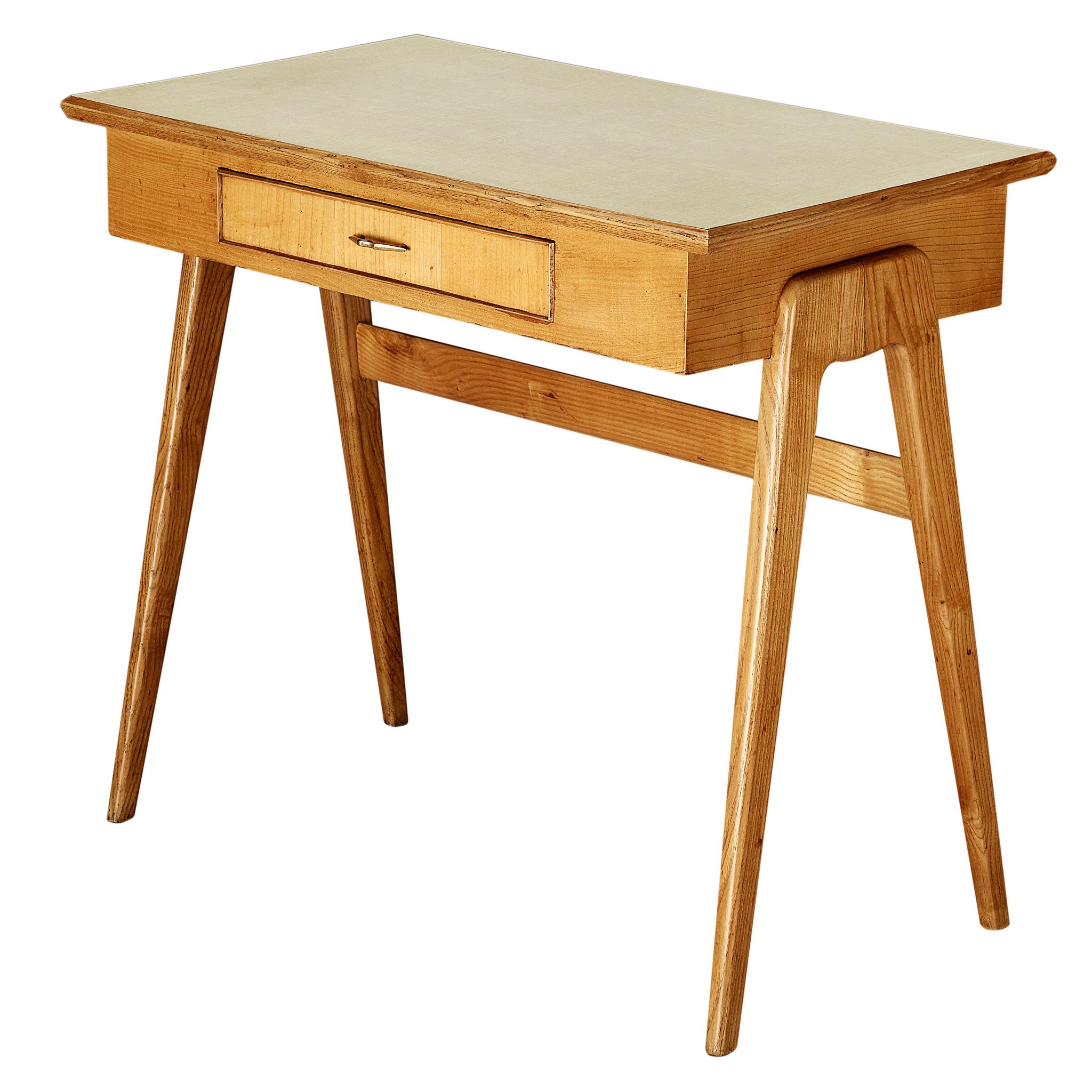 Elegant Italian Small Desk in Ash