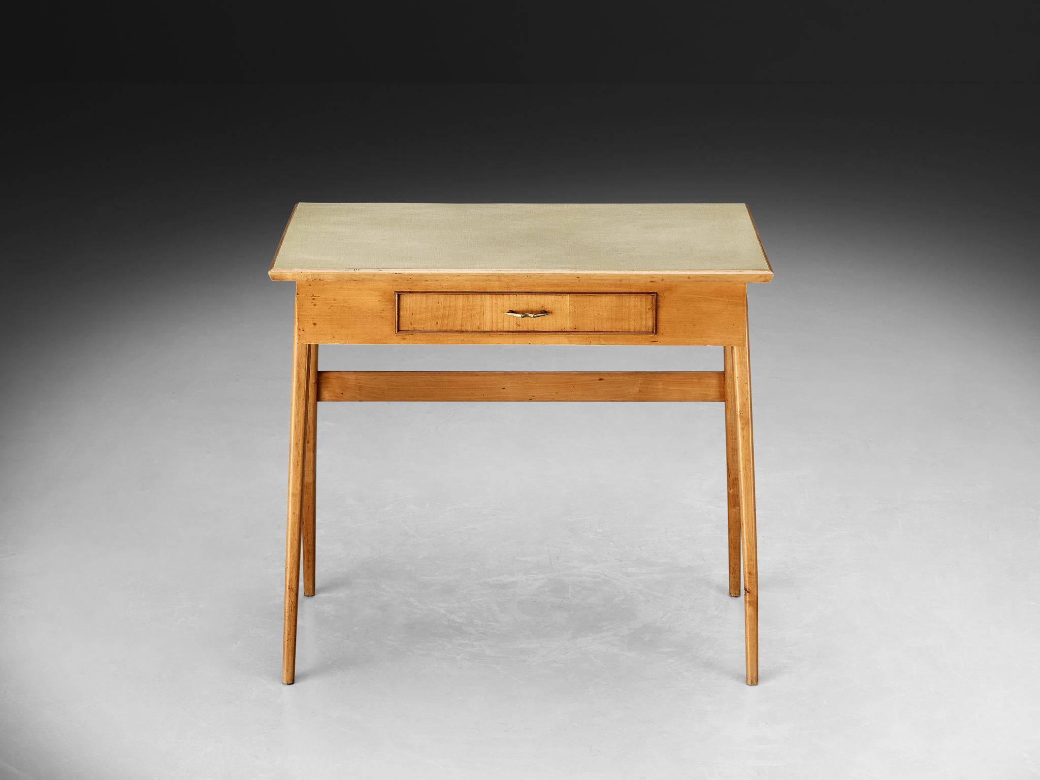 Mid-Century Modern Elegant Italian Small Desk in Cherry