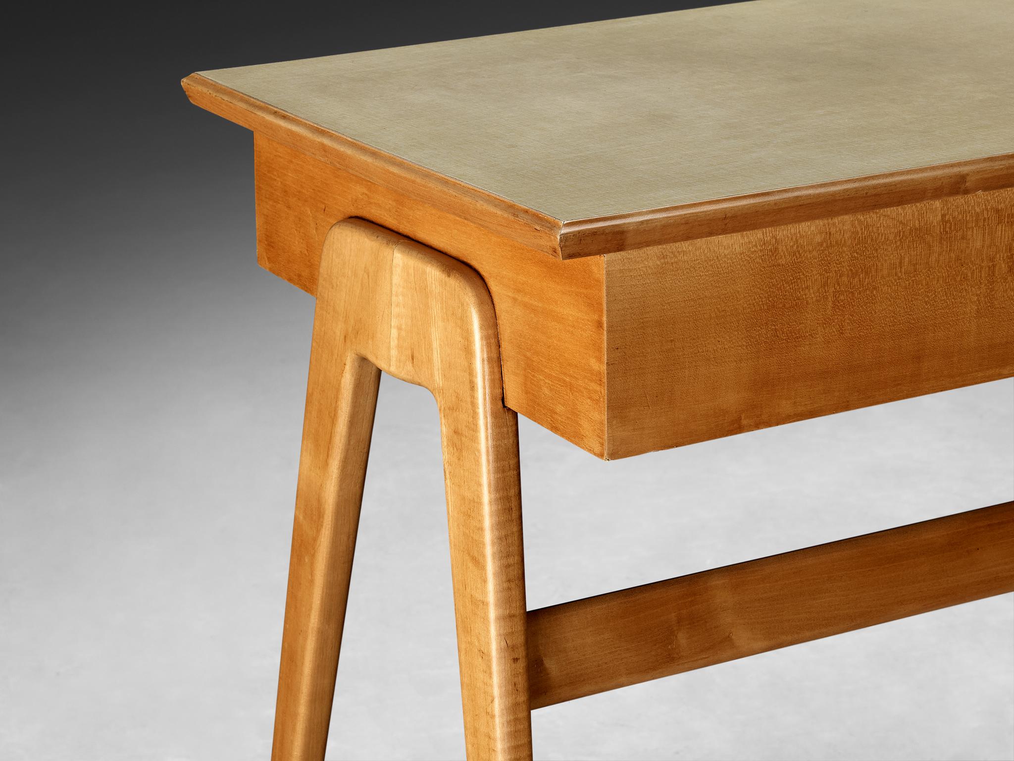 Elegant Italian Small Desk in Cherry 2