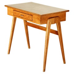 Retro Elegant Italian Small Desk in Cherry 