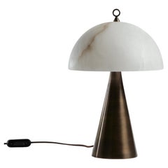 fungotto table lamp Elegant Italian Table Lamp "Fungotto" in brushed bronze