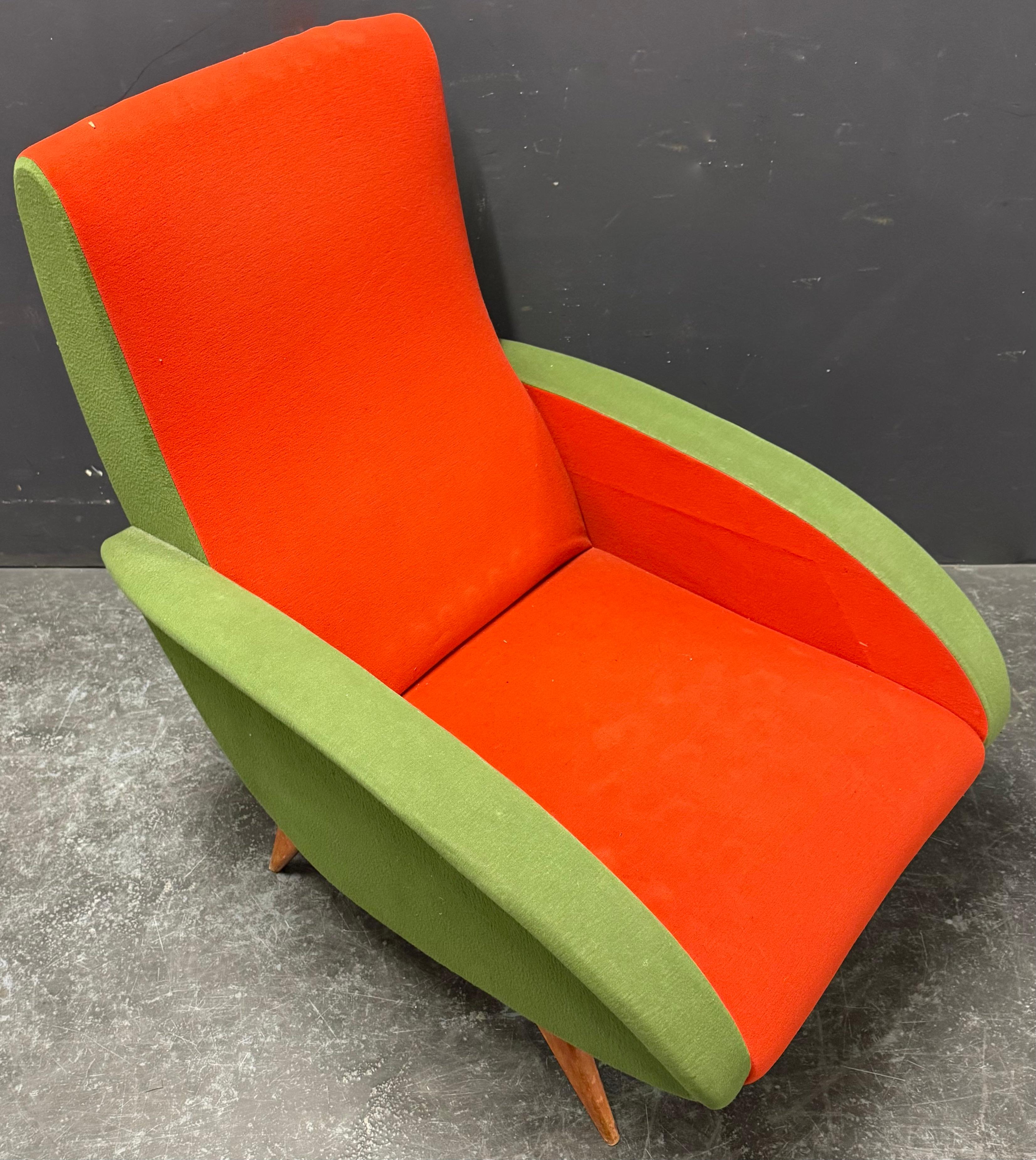 élégante chaise longue italienne. en vente 4