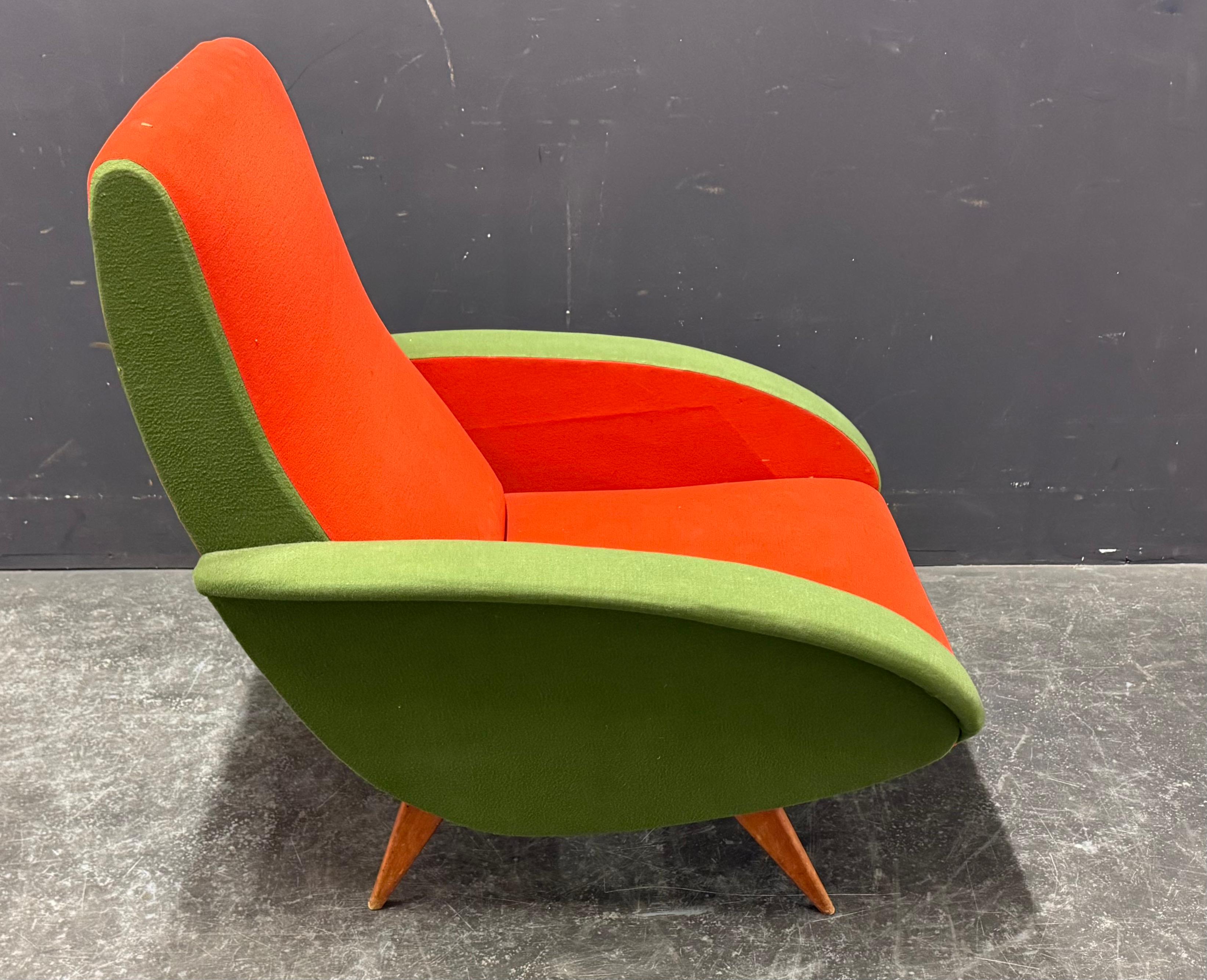 élégante chaise longue italienne. en vente 5
