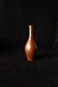 Elegant Japanese Rose-Toned Vase, Mid-20th Century