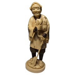 Elegant Japanese Sculpture from Early 1900s