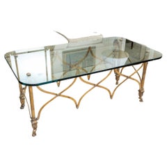 Elegant Julia Gray Campaign Style Cocktail Table