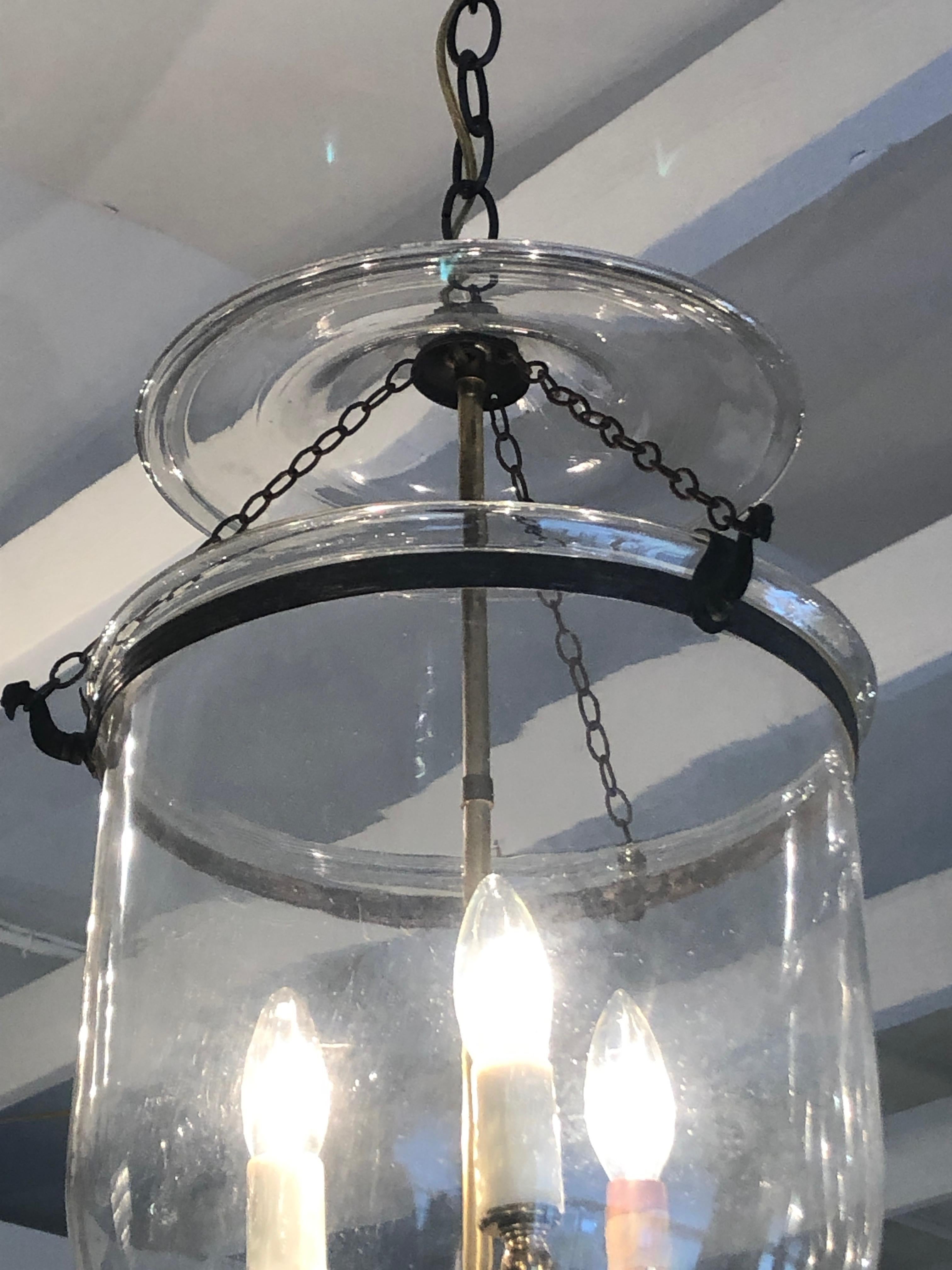 large lantern chandelier