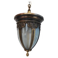 Vintage Elegant Large Brass Lantern