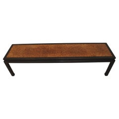 Eleganter großer Couchtisch im eleganten Design von Edward Wormley mit Korkplatte