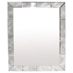 Elegant Large Scale Beveled Mirror circa 1940s