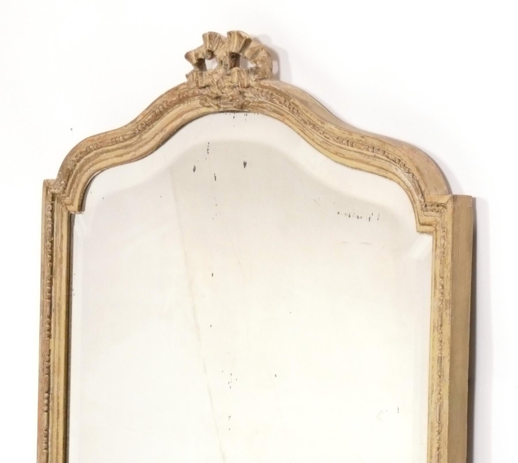 Elegante espejo francés de gran tamaño 59,5