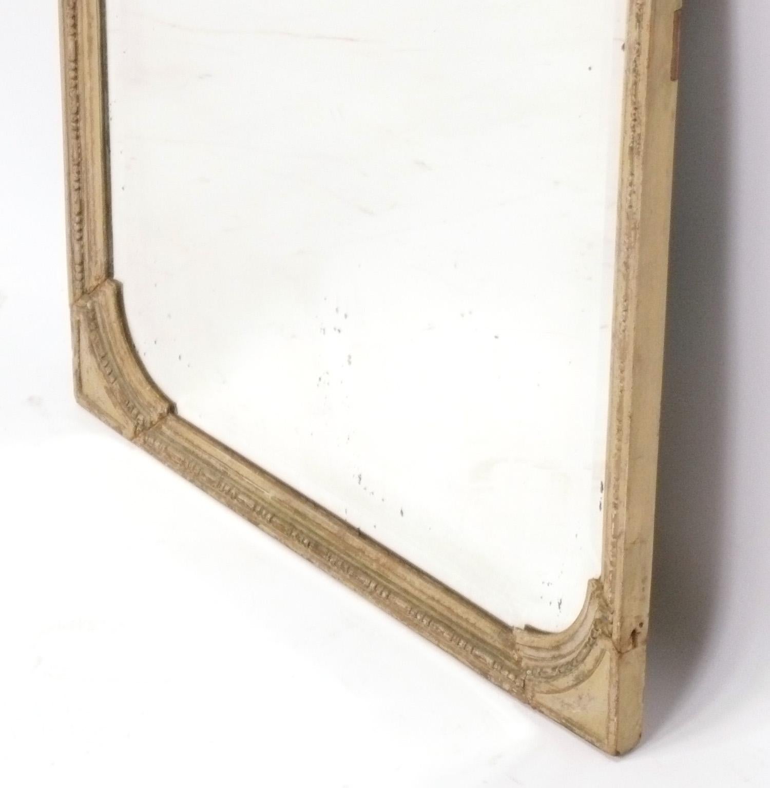 Elegante espejo francés de gran tamaño 59,5