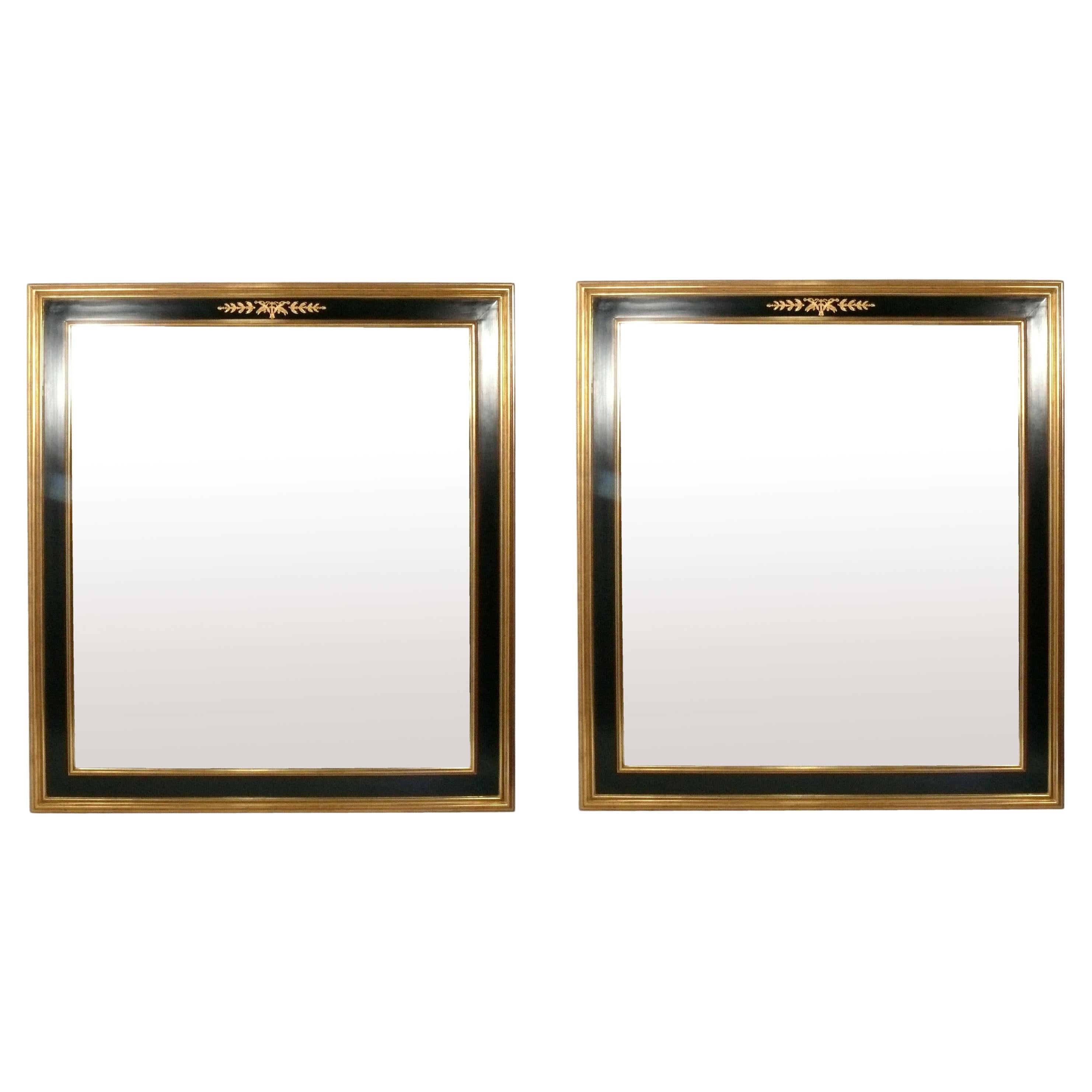 Elegant Large Scale Mirrors 65.25 "H x 71 "W circa 1950s en vente