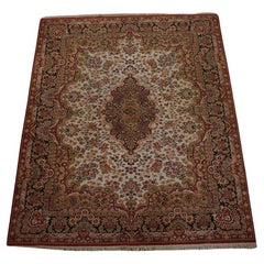 Elegant large wool rug in oriental style, 340×235 cm, with a wonderful pattern