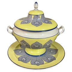 Elegant Lidded Tureen with Charger by Mottahedeh