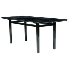 Elegant Long Table Spanish Colony, Black Polished