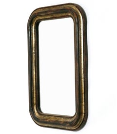 Elegante specchio in stile Louis Philippe 32 "H. x 21 "L. Ottima patina