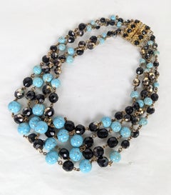 Elegante collar de varias vueltas Louis Rousselet