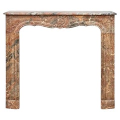 Elegant Louis XIV Marble Fireplace, Belgium, circa 1825