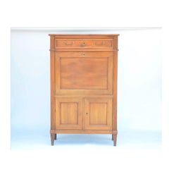 Elegant Louis XVI Cherrywood Secrétaire Cabinet