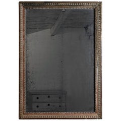 Elegant Louis XVI Mirror with Original Mercury Glass