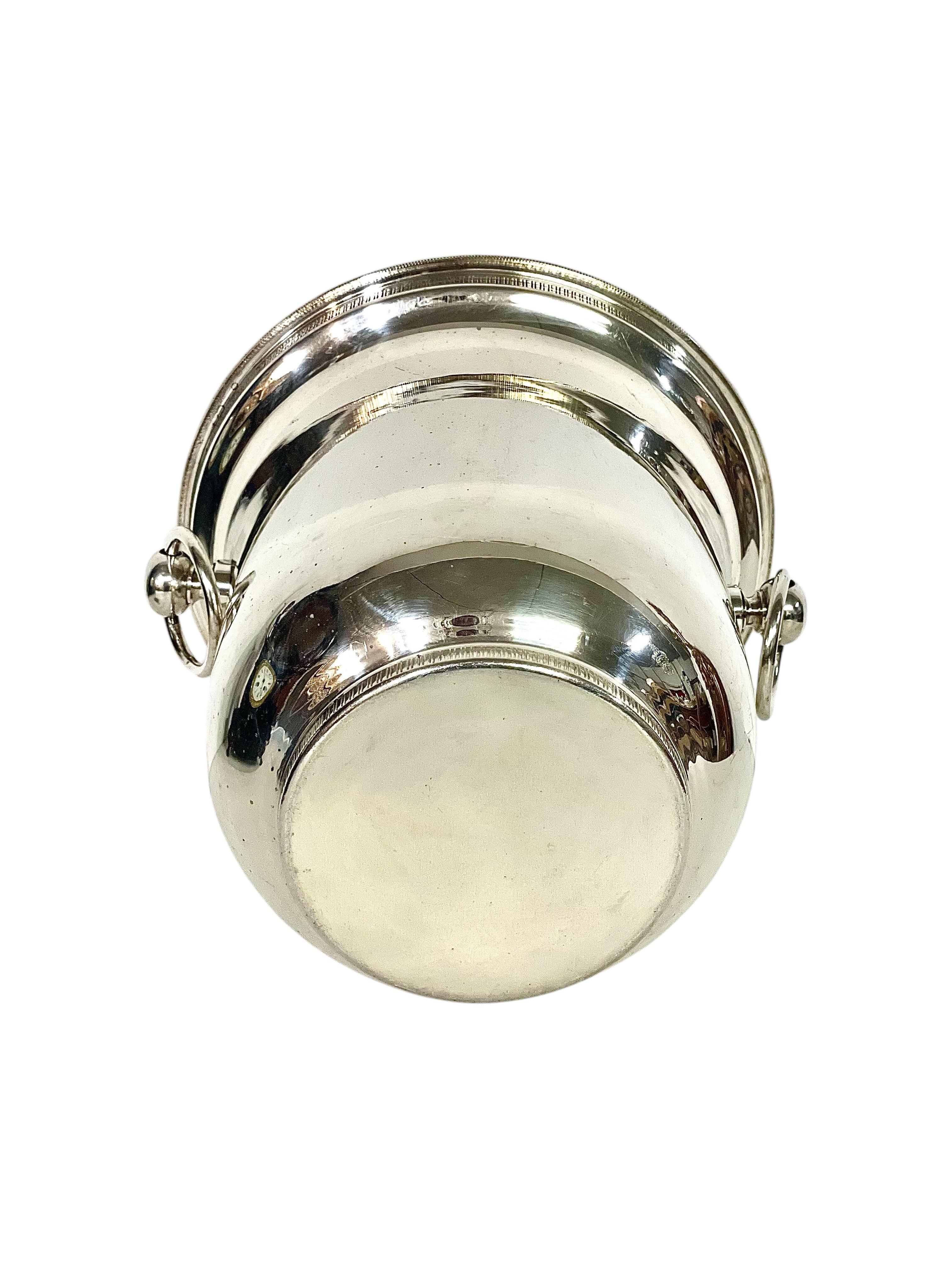 Louis XVI Silver Plated Champagne Bucket For Sale 7