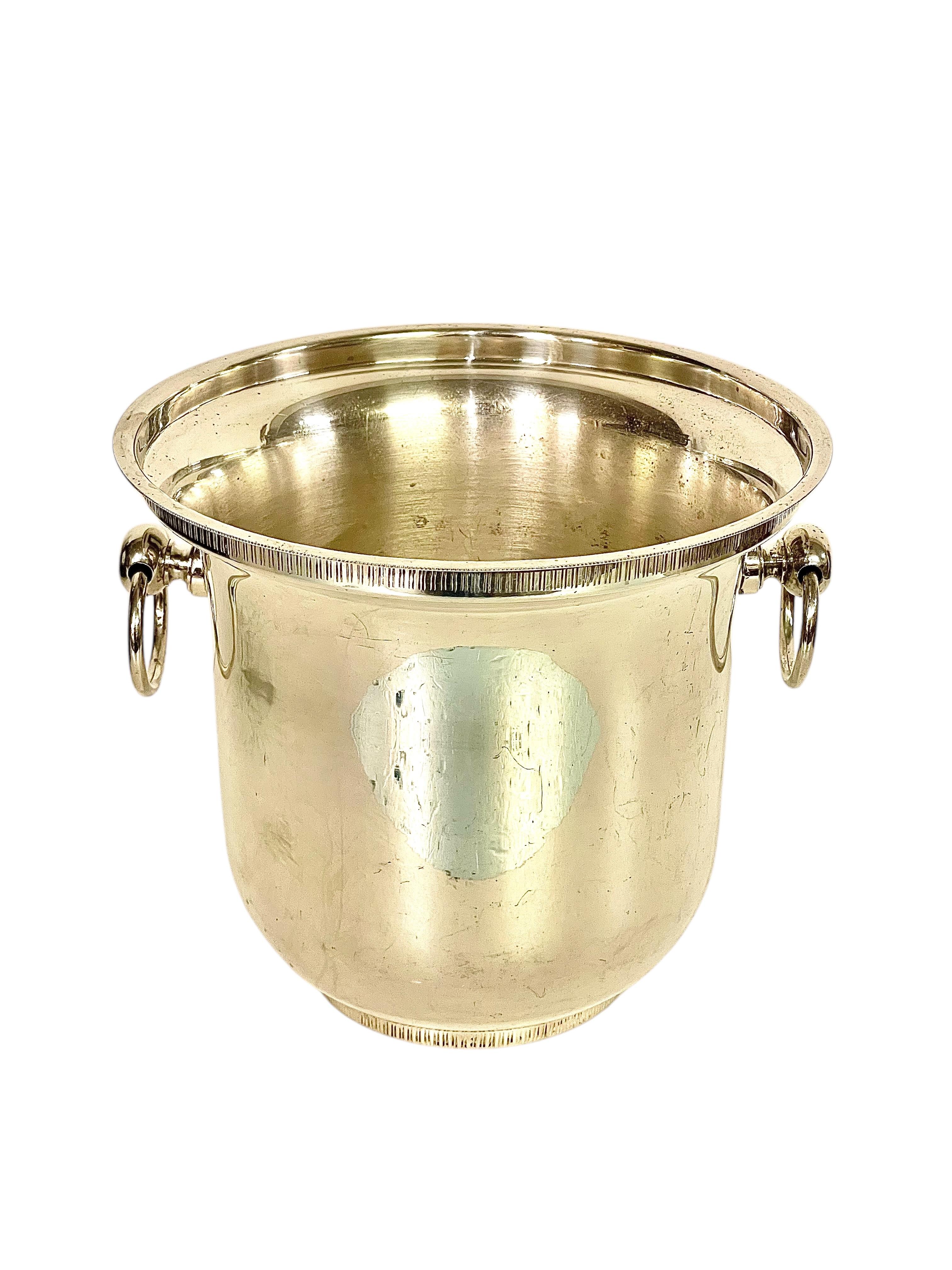 French Louis XVI Silver Plated Champagne Bucket For Sale