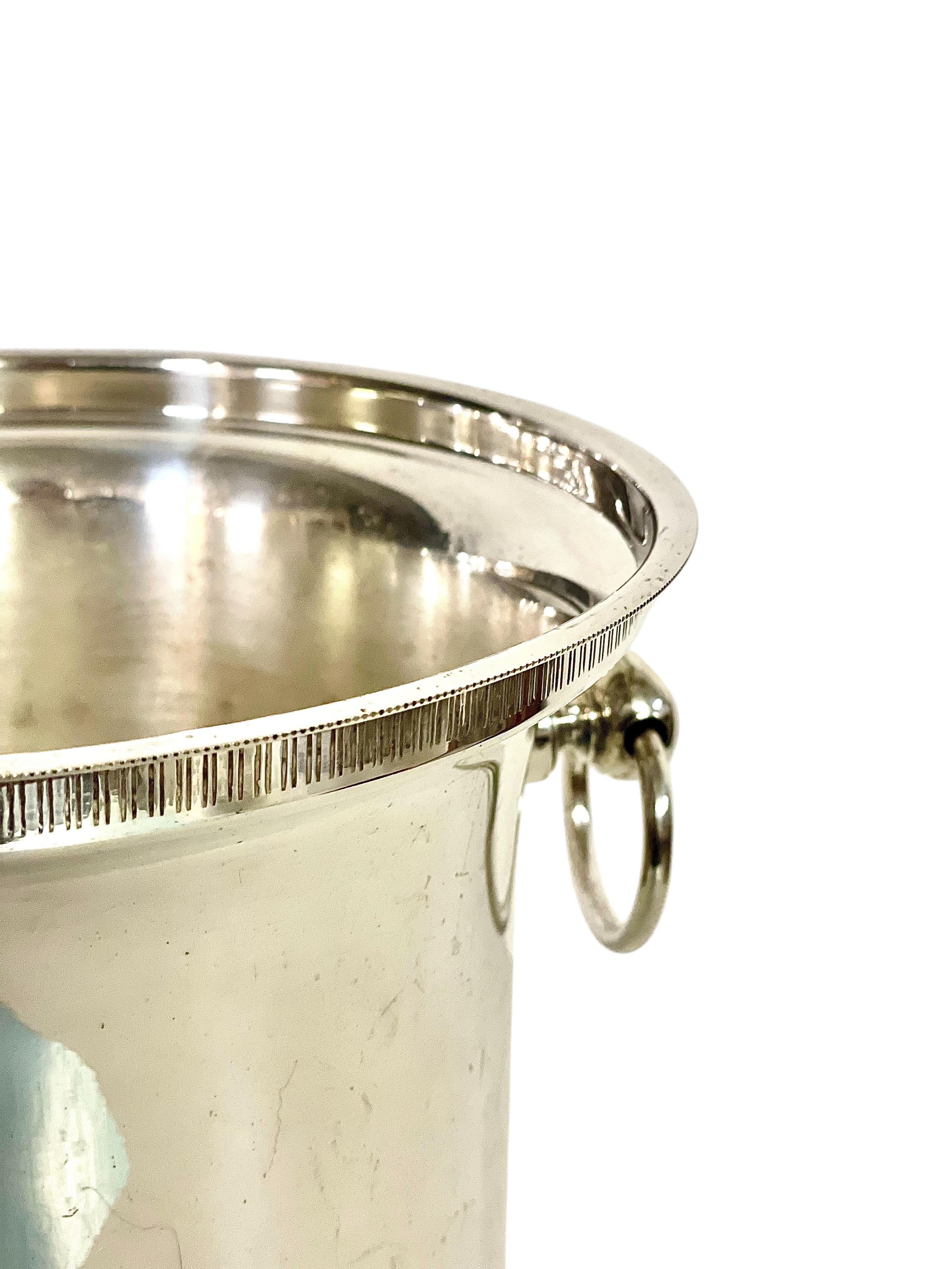 Louis XVI Silver Plated Champagne Bucket For Sale 4