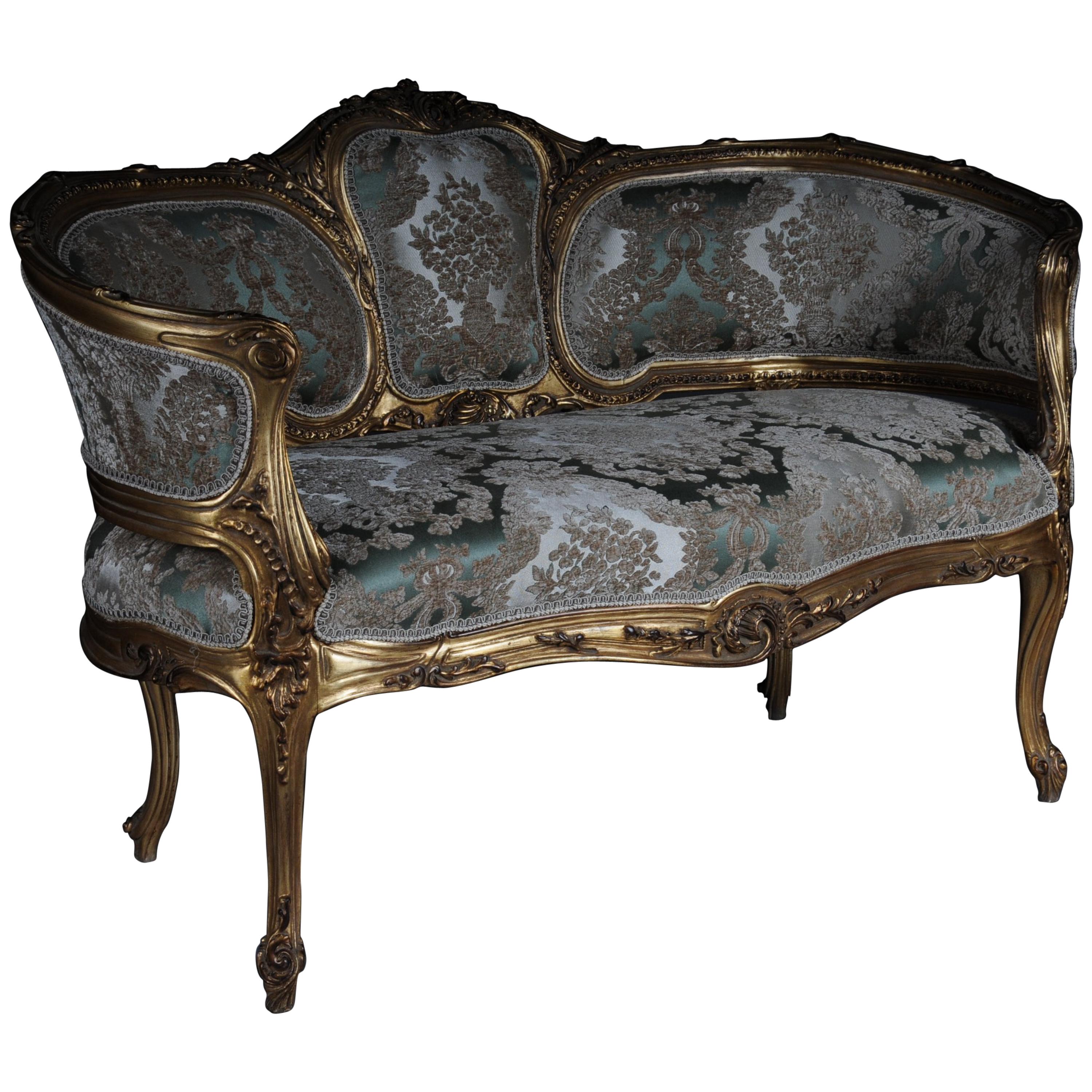 Elegante Canape Couch Im Rokoko Louis Xv Stil