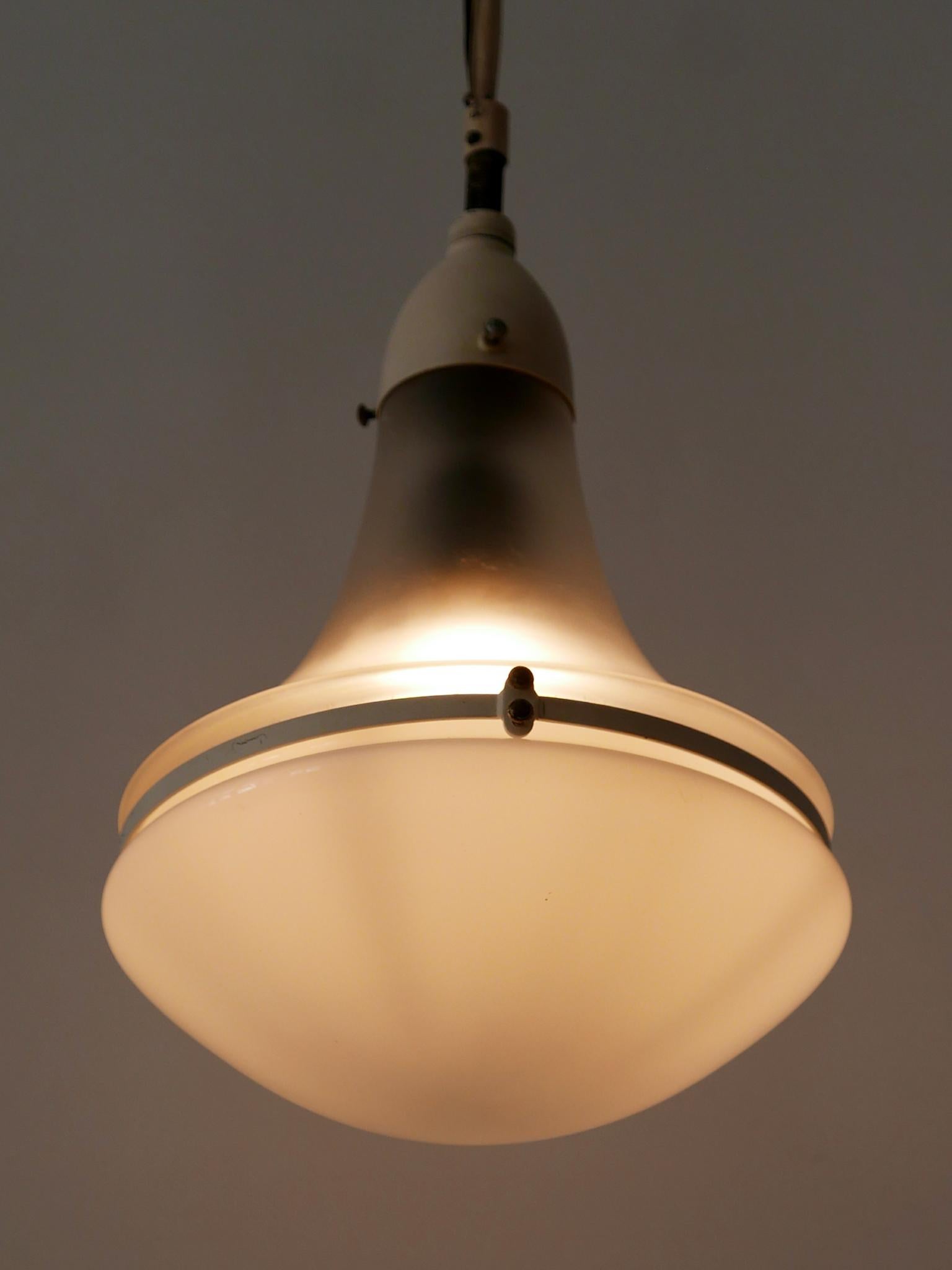 Elegante lampada a sospensione 'Luzette' di Peter Behrens per Siemens-Schuckert del 1910 in vendita 6