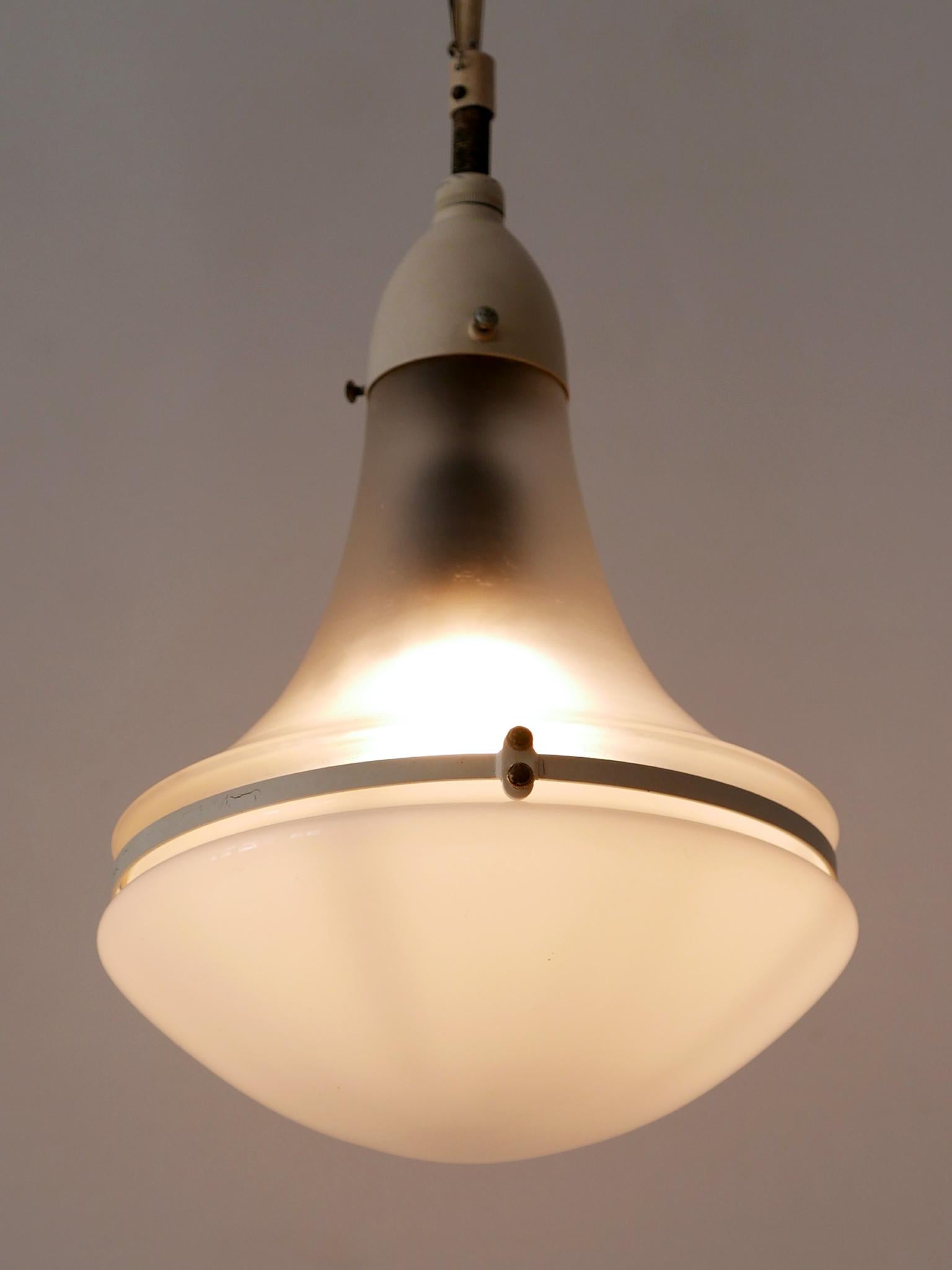 Elegante lampada a sospensione 'Luzette' di Peter Behrens per Siemens-Schuckert del 1910 in vendita 8