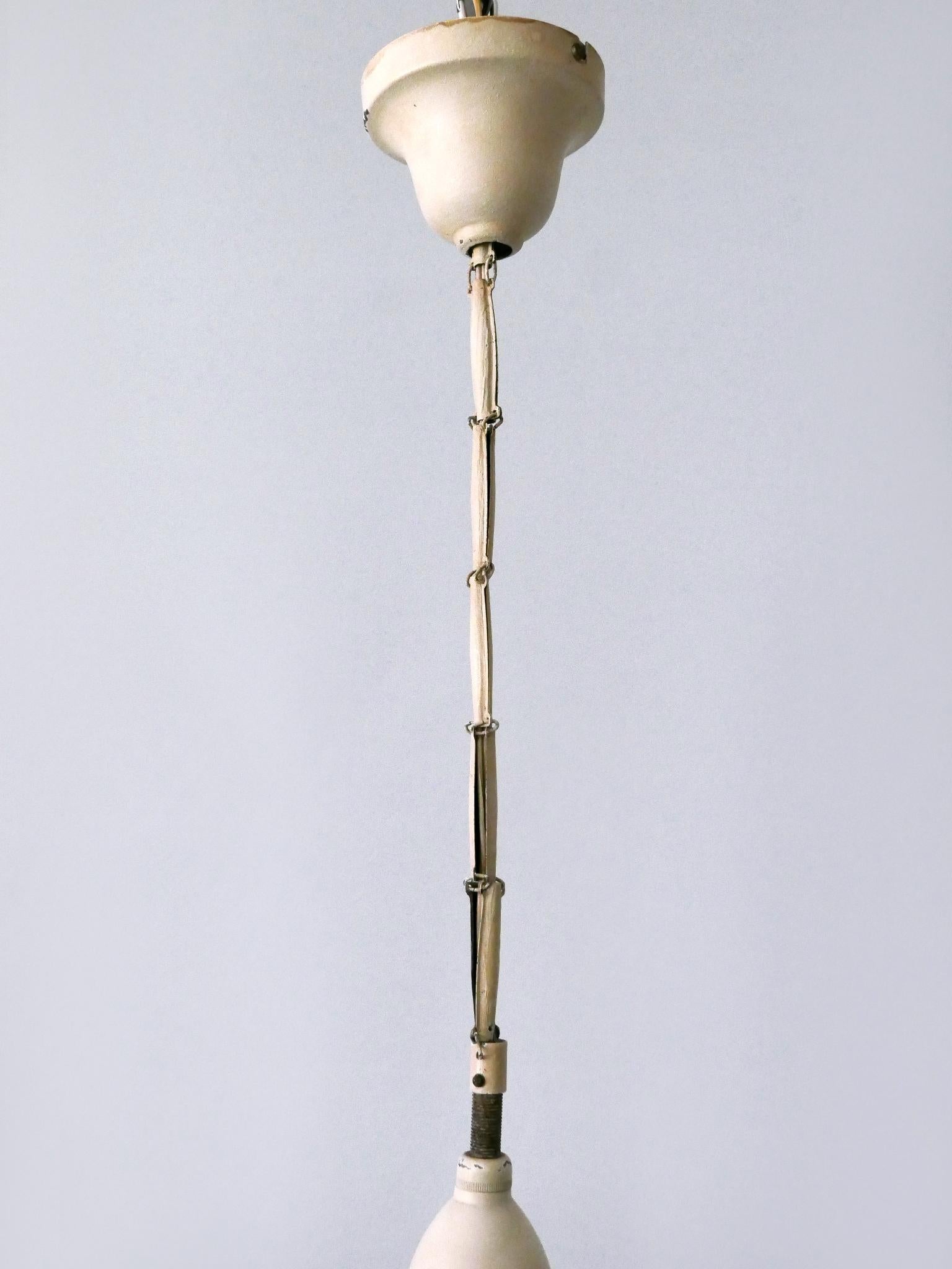 Elegante lampada a sospensione 'Luzette' di Peter Behrens per Siemens-Schuckert del 1910 in vendita 9