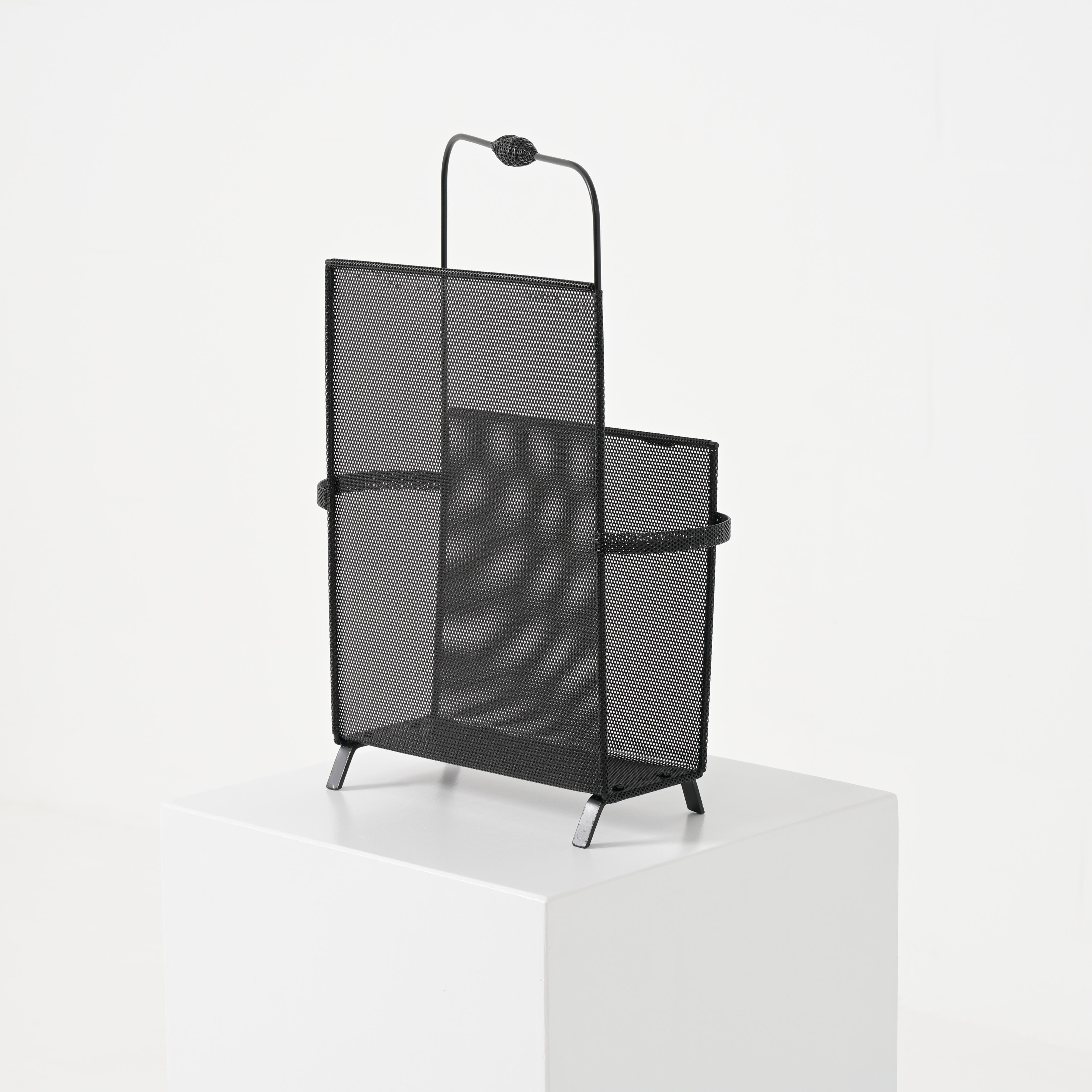 Métal Elegant Magazine Stand by Mathieu Matégot for Artimeta en vente