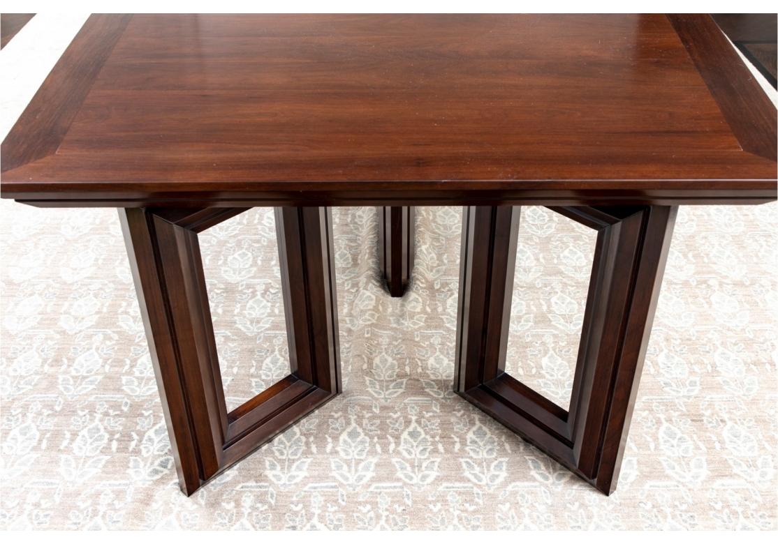 Elegant Mahogany Dining Room Table From John Rosselli For Sale 6