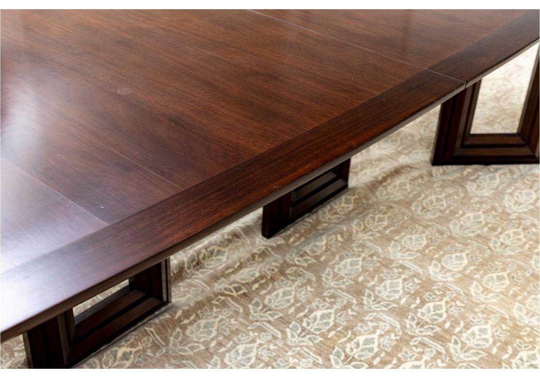 Elegant Mahogany Dining Room Table From John Rosselli For Sale 1