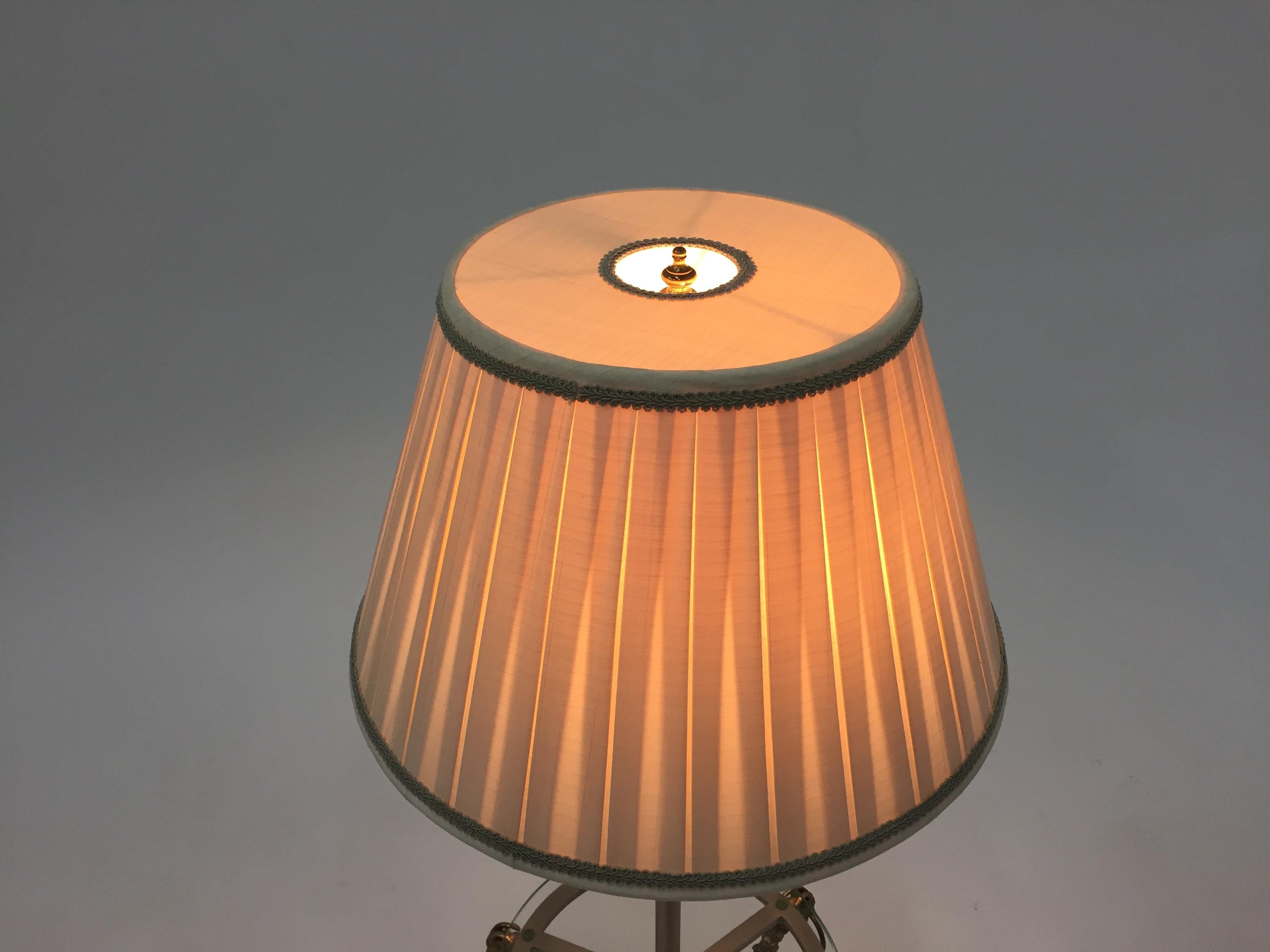 Late 20th Century Elegant Maison Jansen Style Floor Lamp with Hoof Feet and Rams Heads