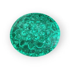 Elegante tavolo da centro in malachite e ferro battuto - inizio XX secolo