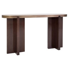 Elegant Marble Gemini Console Table