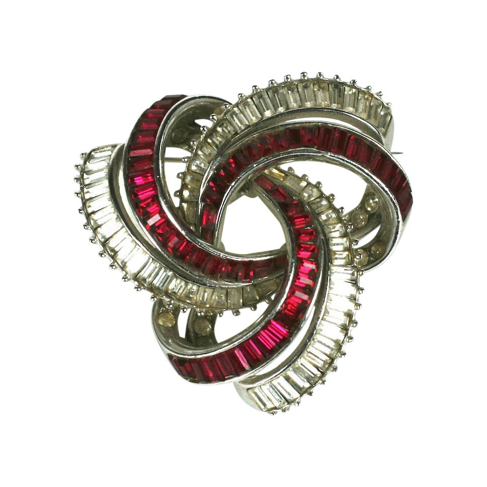 Elegant Marcel Boucher Knot Brooch For Sale