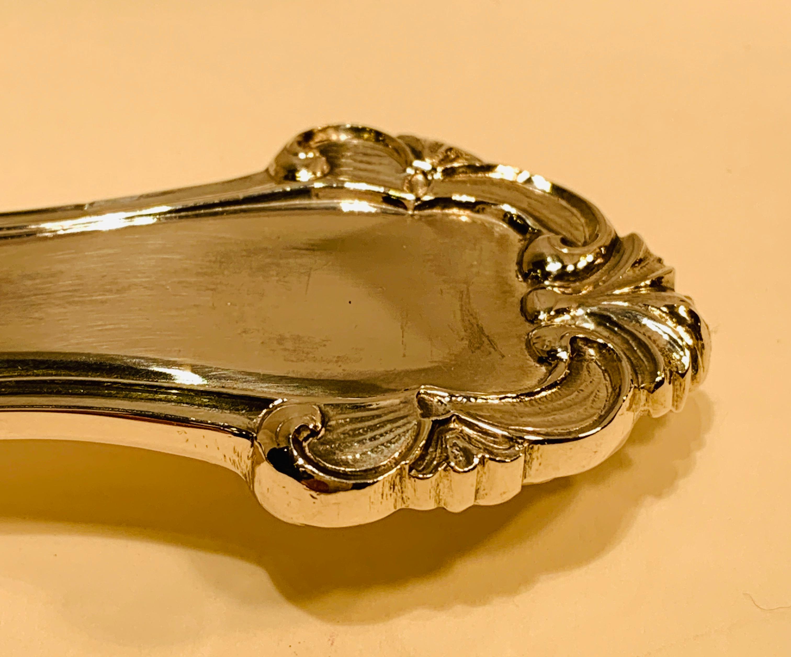 Baroque Elegant Mario Buccellatti Italy Sterling Silver Pie Server Grand Imperiale