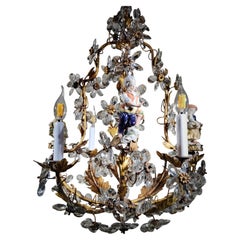 Elegant lustre Jansen du milieu du 20e siècle