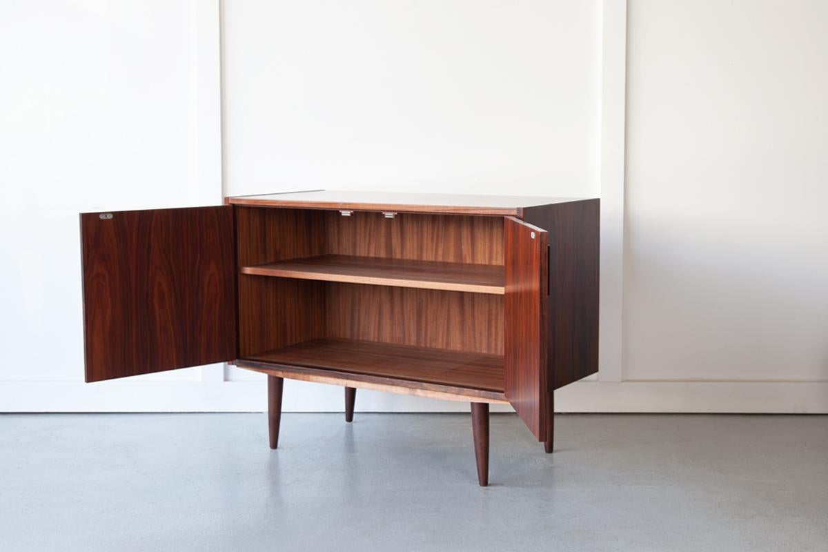 Danish Elegant, Mid-20th Century, Rosewood Cabinet, Denmark