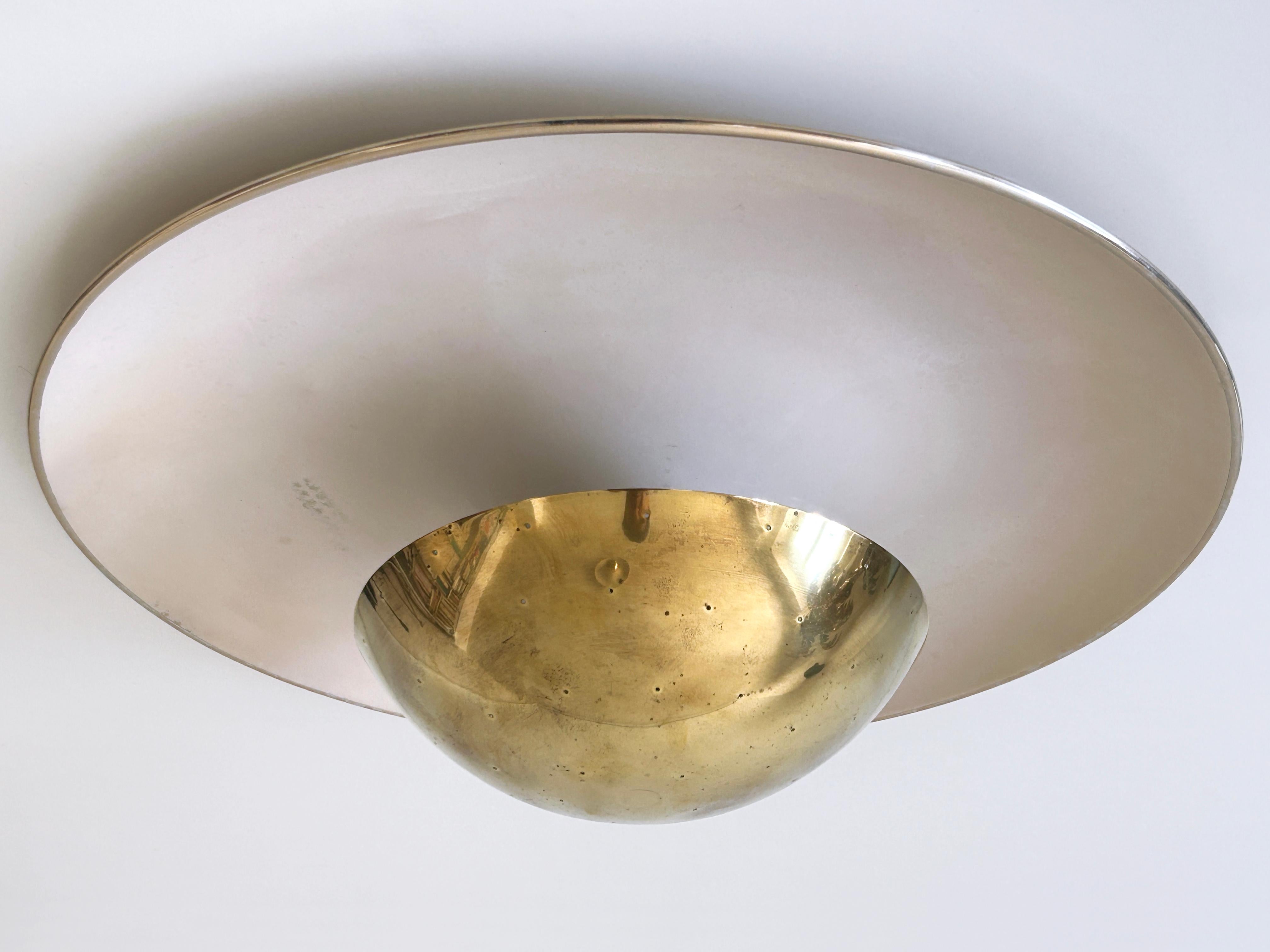 Elegant Mid-Century Ceiling Fixture or Sconce by Bünte & Remmler Germany 1950s For Sale 5