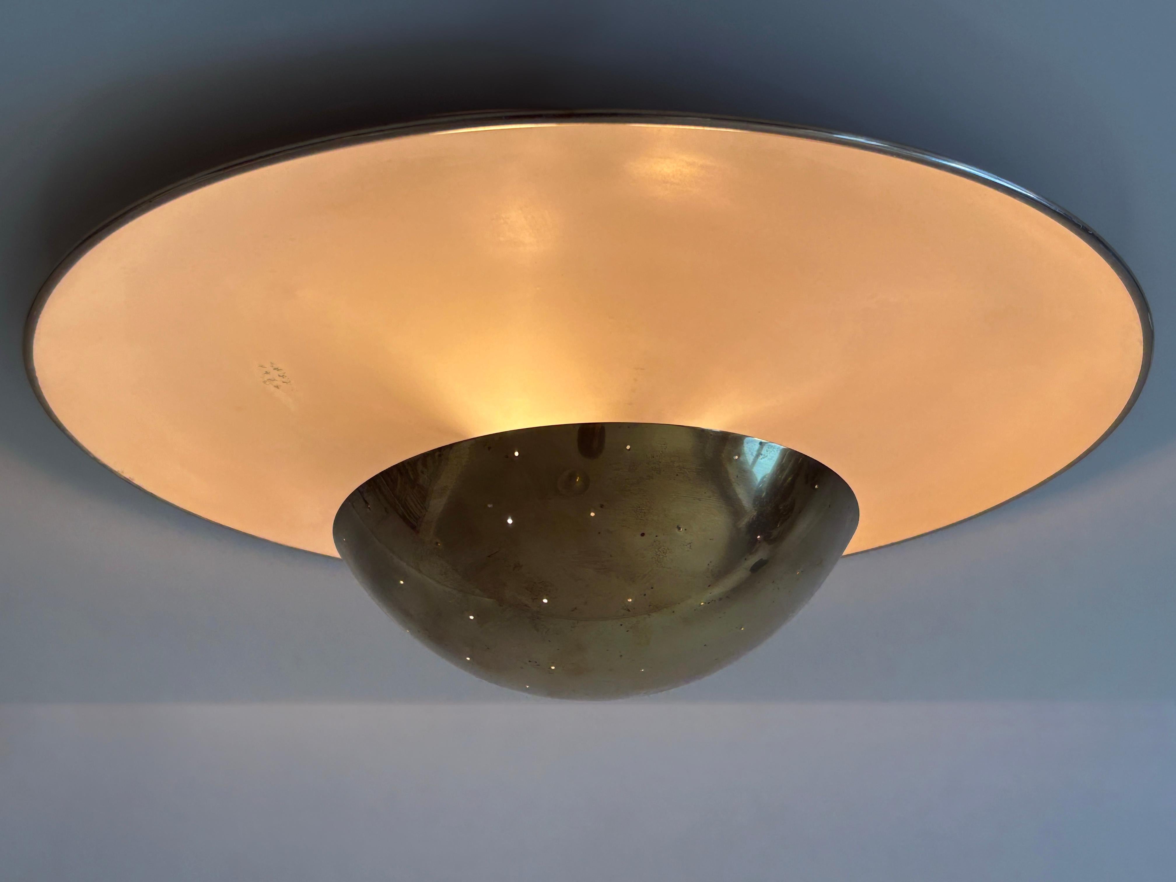 Elegant Mid-Century Ceiling Fixture or Sconce by Bünte & Remmler Germany 1950s For Sale 7